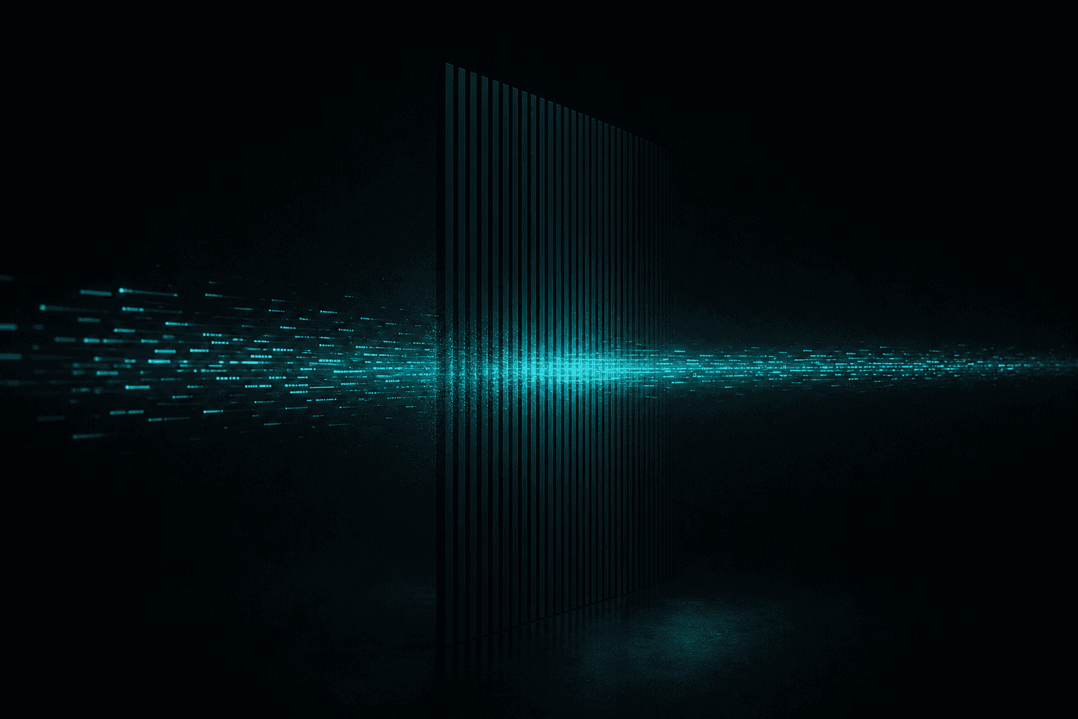 Зашифрованный поток данных проходит сквозь сеть с жёсткой фильтрацией